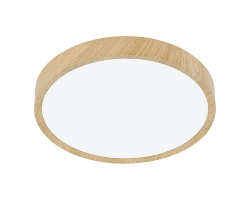 LED Deckenleuchte Eglo MUSURITA, Ø 340 mm, 14,6 W,IP 44, Holzoptik/weiß