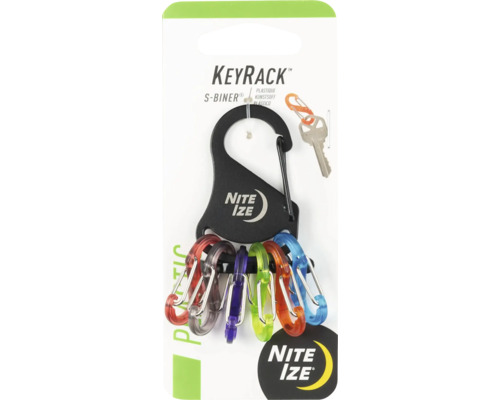 Nite Ize Keyrack mit S-Binern aus Kunststoff