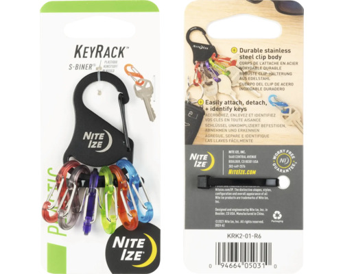 Nite Ize Keyrack mit Karabinerhaken