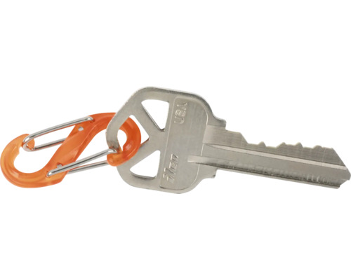Metallschlüssel mit Karabinerhaken