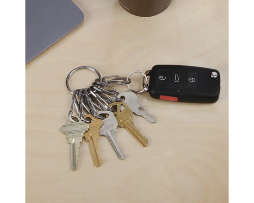 Schlüsselbund mit Autoschlüssel und Hausschlüsseln