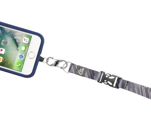 Handykette mit Smartphone in Schutzhülle