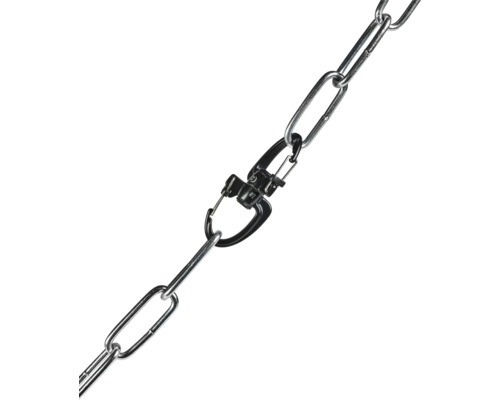Metallkette mit Karabinerhaken