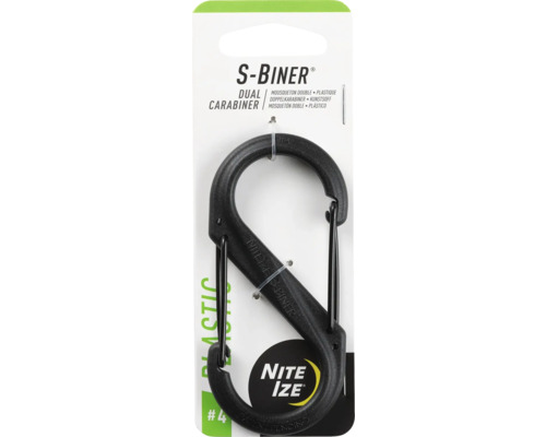 S-Biner Doppelkarabiner aus Kunststoff