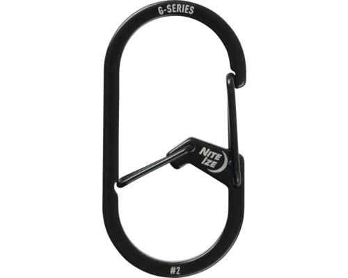 Schlüsselanhänger G-Series aus Metall mit Nite Ize Logo