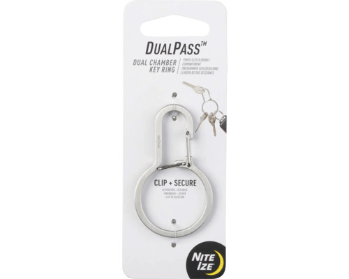 Dual Chamber Schlüsselanhänger auf Verpackung