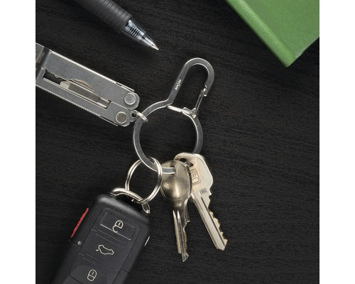Schlüsselanhänger mit Schlüssel, Autoschlüssel und Multitool