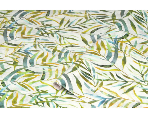 d-c-fix® Klebefolie Lorina 200x67,5 cm Tapetenrolle mit Blätterdessin für die Wandgestaltung