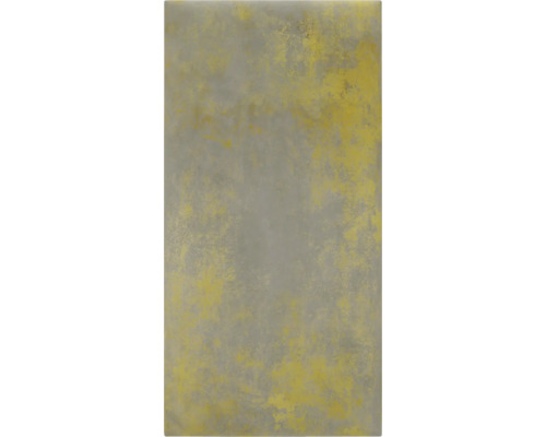 Graue und gelbe Wandfliese mit unebener Textur