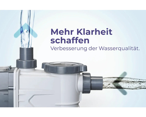 Poolpumpe zur Verbesserung der Wasserqualität