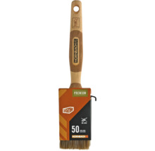 Flachpinsel mit Holzgriff und 50 Millimeter Breite