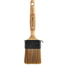 Flächenstreicher mit Holzgriff und Hornbach Logo