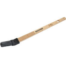 Heizkörperpinsel mit Holzgriff und Hornbach Logo