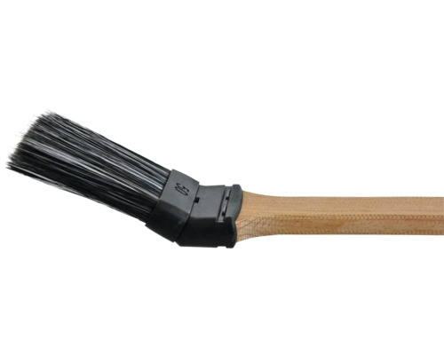 Pinsel mit Borsten und Holzgriff