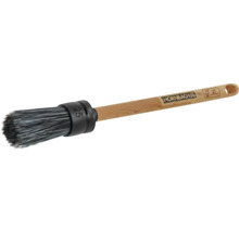 Rundpinsel mit Holzgriff und Naturborsten
