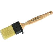 Flachpinsel mit Holzgriff und Hornbach Logo