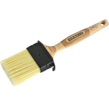 Flachpinsel mit Holzgriff und Naturborsten