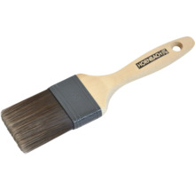 Flachpinsel mit Holzgriff und Hornbach Logo