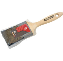 Flachpinsel mit Holzgriff, 60 Millimeter, verpackt