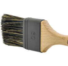 Flachpinsel mit Holzgriff und Borsten, Größe 50