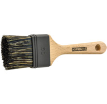 Flachpinsel Größe 50 mit Holzgriff und Hornbach Logo