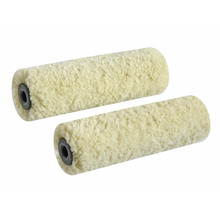 Zwei Farbwalzen aus Textil