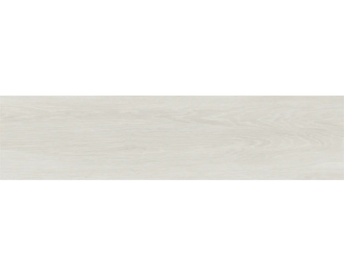 Feinsteinzeug Bodenfliese Count Moon 29,5x120 cm grau matt rektifiziert Weiße Bodenfliese in Holzoptik