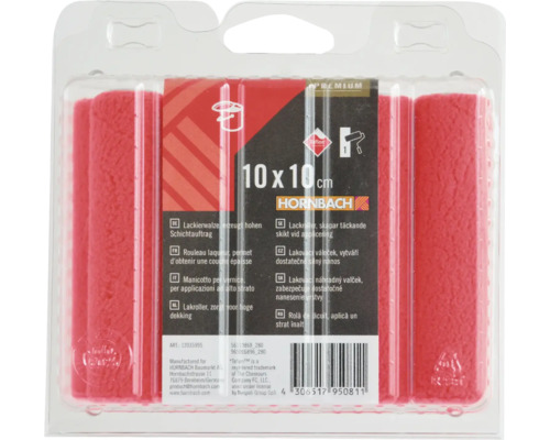 Farbwalzen in der Größe 10 x 10 cm in einer Verpackung