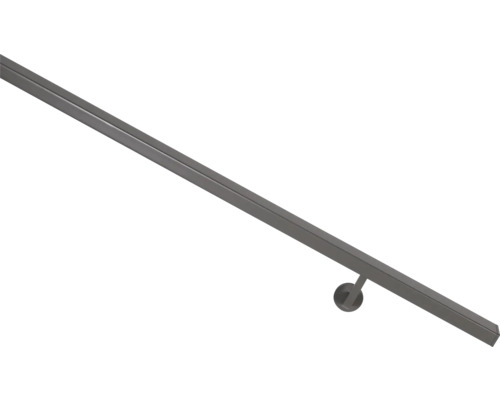 Geländer aus Metall mit Halterung für die Wandmontage