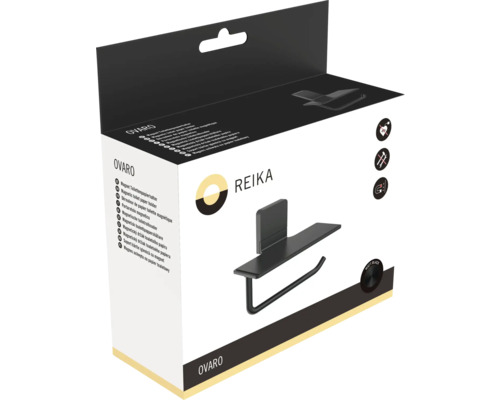 Verpackung einer magnetischen Toilettenpapierhalterung mit Ablage