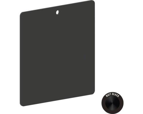 Rechteckige Platte mit Aufhängeloch