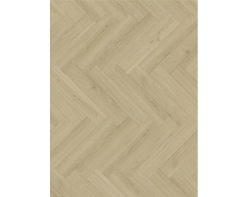 Parador Vinylboden Trendtime 3 Regent beige Eiche Fischgrät Vinyl mit Klickverbindung Designboden mit Klickverbindung Vinyl massiv 730 x 146 x 5 mm