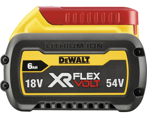 DeWalt Flexvolt 18 und 54 Volt 6 Amperestunden Lithium-Ionen-Akku