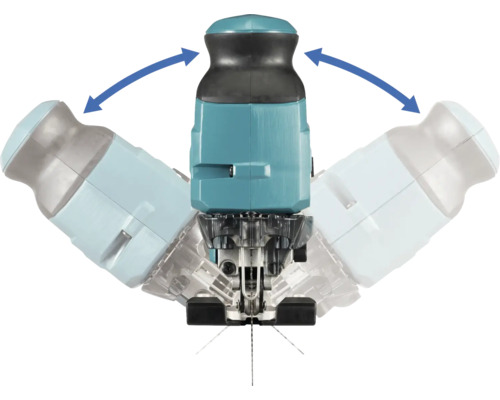 Pendelhubstichsäge mit variabler Winkeleinstellung