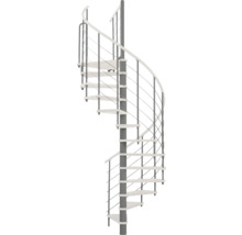 Wendeltreppe mit Geländer und Mittelpfosten