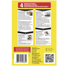 Anleitung mit vier Schritten für eine einfache Anwendung der Mausefalle