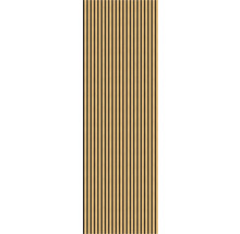 Holzpaneel mit vertikalen Leisten für Wand- und Deckengestaltung