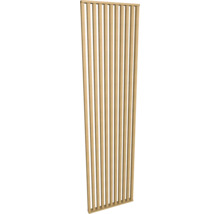 Holzpaneel mit vertikalen Lamellen zur Wandgestaltung