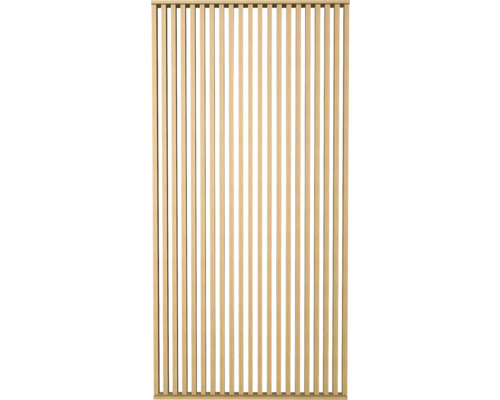 Holzpaneel mit vertikalen Lamellen für Wand- und Deckengestaltung