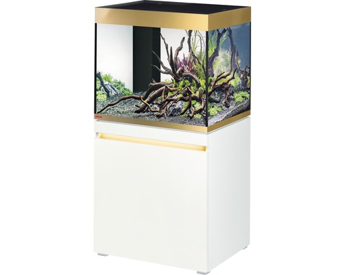 Aquariumkombination EHEIM incpiria 230 gold - Limited Edition mit Beleuchtung und Unterschrank