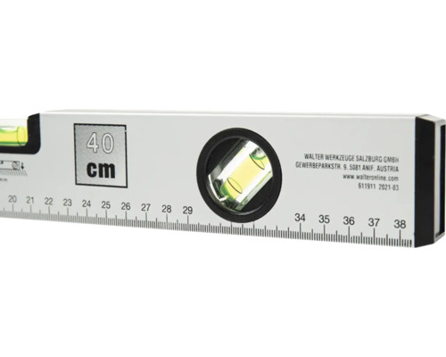 Wasserwaage, 40 cm, aus Aluminium