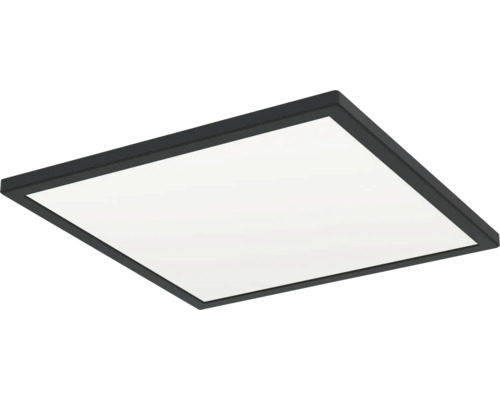 LED Panel Eglo SLIM mit DIP-SWITCH Technologie, 390x390 mm 17,6 W 1-flammig IP 44, schwarz Rechteckige LED Deckenleuchte