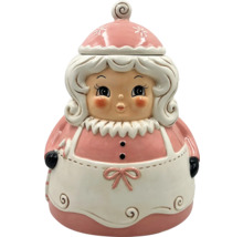 Deko-Vorratsdose im weihnachtlichen Design einer Frau