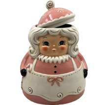 Keksdose in Form einer Weihnachtsfrau mit abnehmbarem Deckel