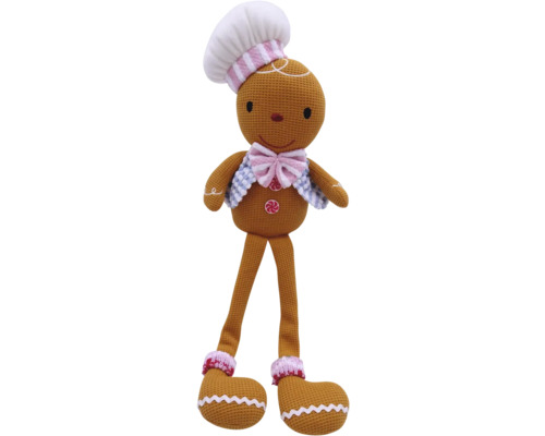 Weihnachtsdeko Lafiora Lebkuchenfigur männlich 47 cm braun/blau