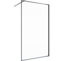 Duschwand mit Stabilisationsstange