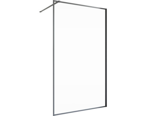 Duschwand mit Stabilisationsstange