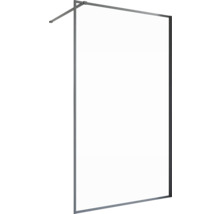 Duschwand mit Stabilisierungsstange