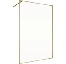 Duschwand aus Glas mit Rahmen