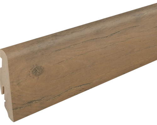 Fußleiste mit Holzoptik